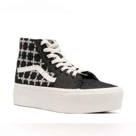 Vans Sk8-Hi Tapered Stackform 'Denim Mix' Size Women’s 9.5 Men’s 8 Embroidered - Picture 3 of 16